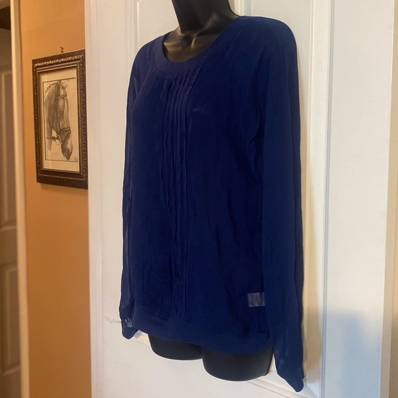 “ONE FINE DAY” Anthropologie Sheer Blouse - Picture 9 of 14